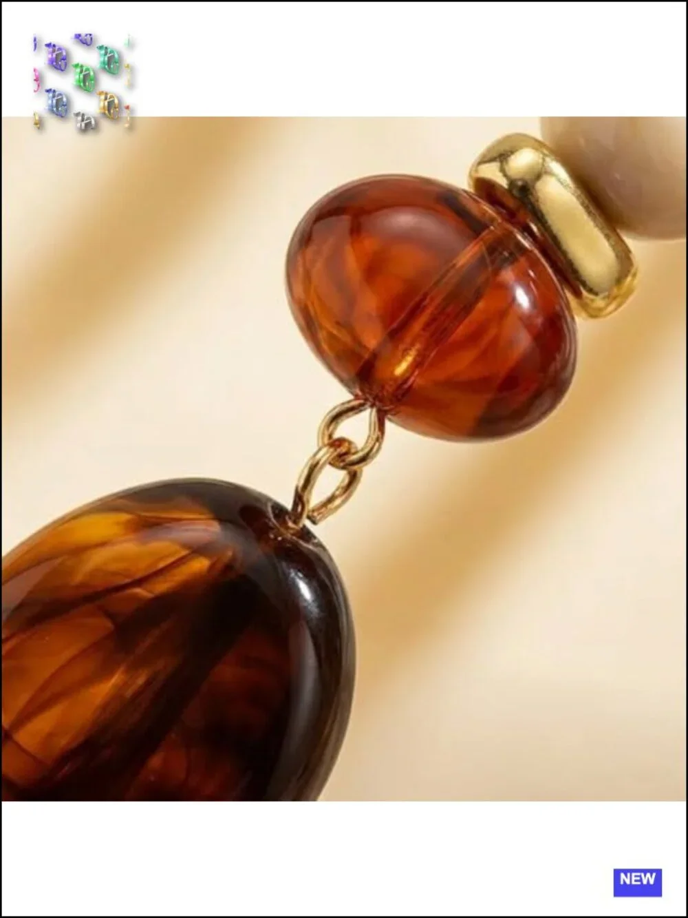 Irregular Resin Chunky Dangle Earrings Vintage Geometric Statement Jewelry